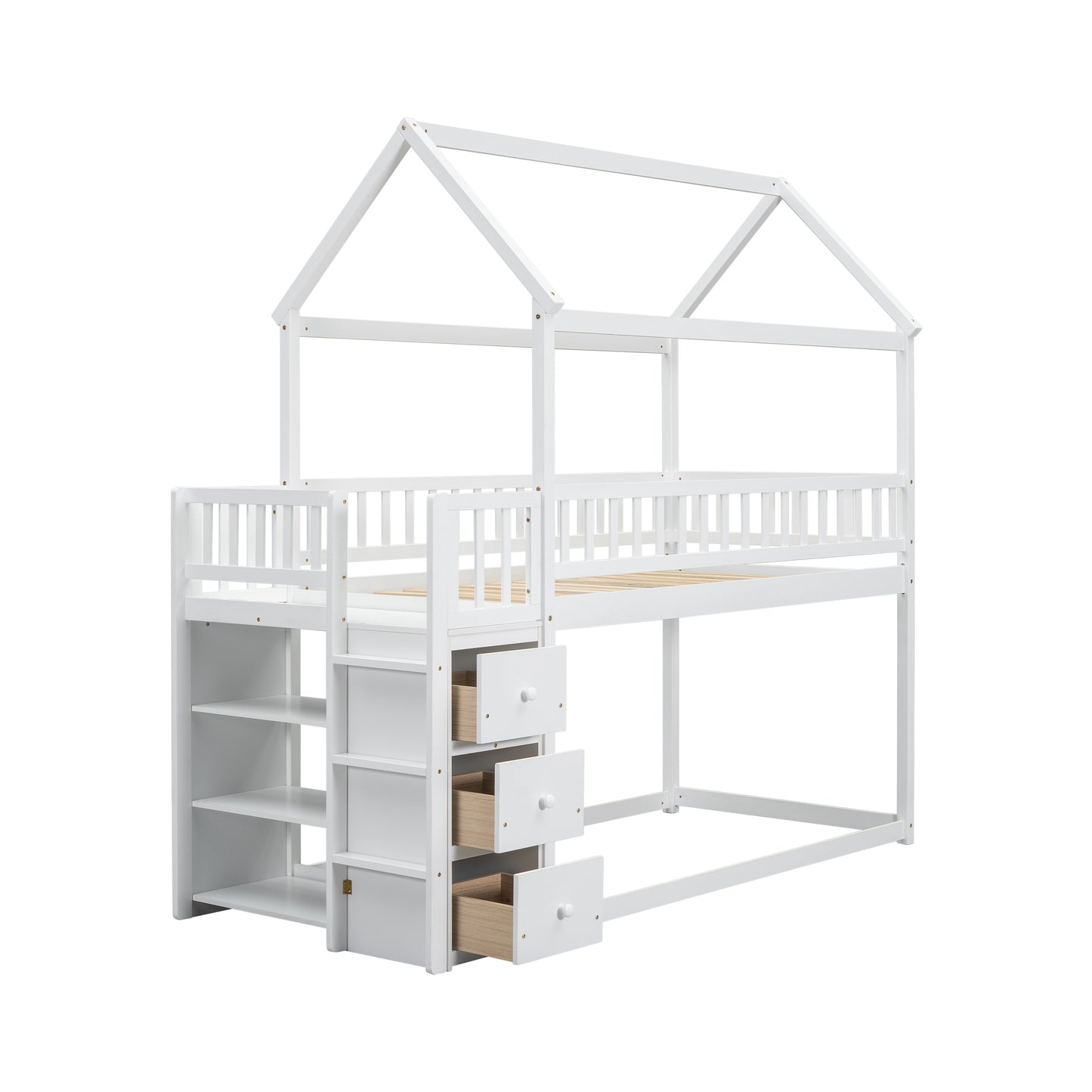 TWIN/TWIN HOUSE BUNK BED Design