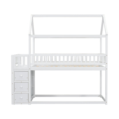 TWIN/TWIN HOUSE BUNK BED Design