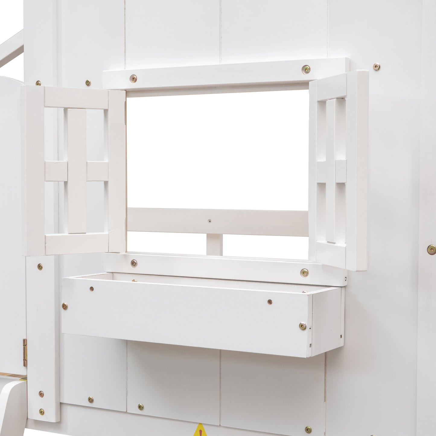 Twin over Twin House Bunk Bed Design